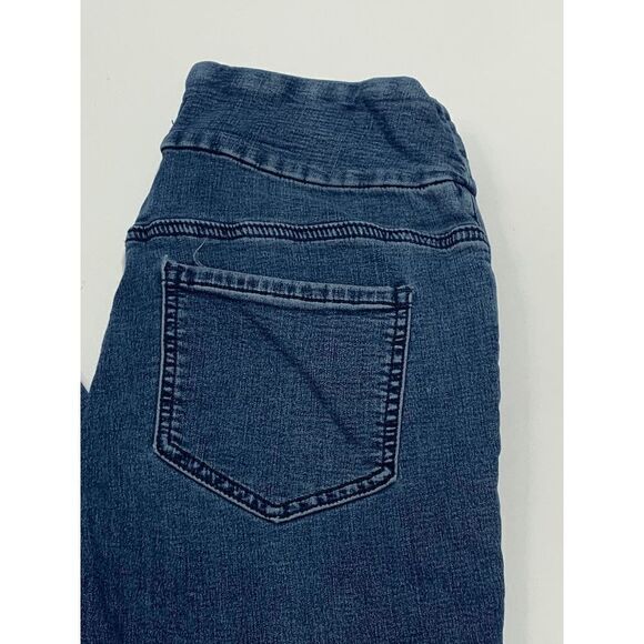 Fit Fabulous Womens Denim Jeans Skinny Raw Hem Denim Jeans Blue Size 6 - Picture 5 of 8